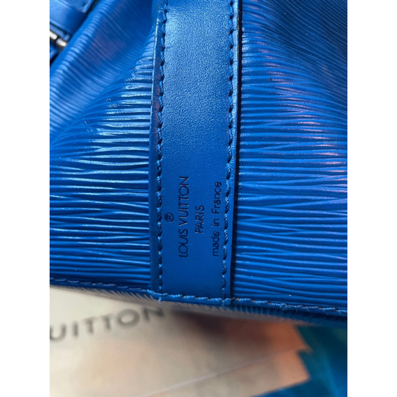 Louis Vuitton Epi Leather Petit Noe Bucket Bag Blue Vintage (LVb2) - Picture 11 of 15